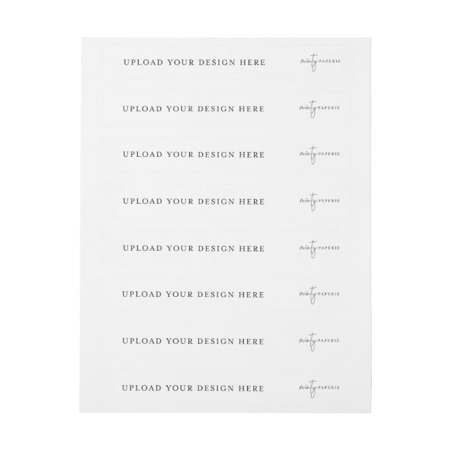 Etiqueta de dirección de Wraparound (hoja)