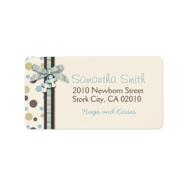 Etiqueta de dirección del niño (Frente)