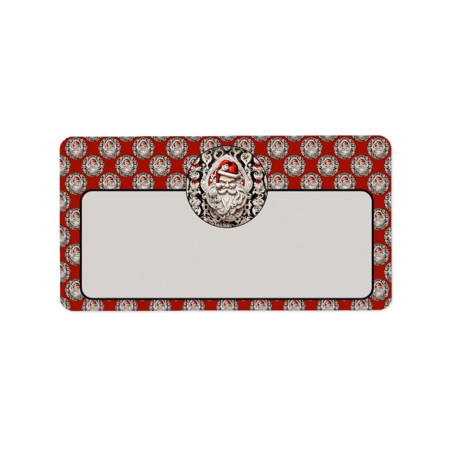 Etiqueta de dirección/envío de NAVIDAD WHIMSIGOTH (Frente)