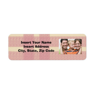 Etiqueta de dirección fotográfica de personalizado