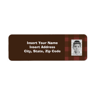 Etiqueta de dirección fotográfica de personalizado