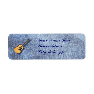 ETIQUETA DE DIRECCIÓN GUITAR-RETURE