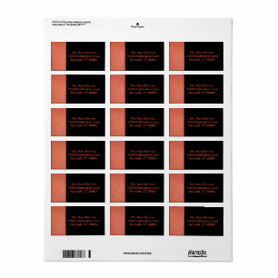 Etiqueta de dirección para la colección Hoops II