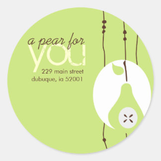Etiqueta De Dirección Pear
