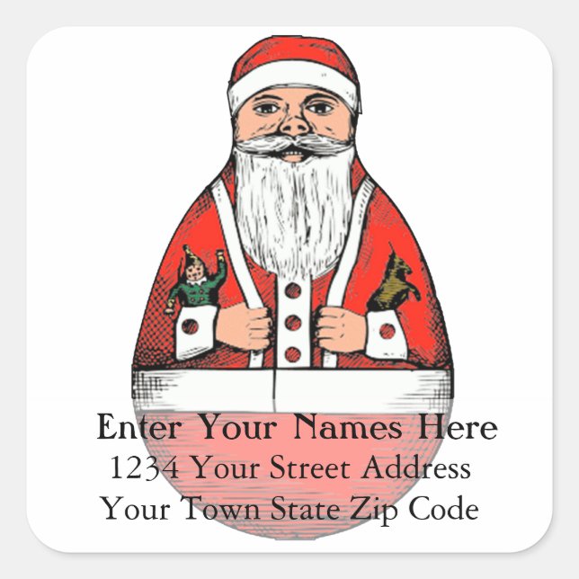 Etiqueta de dirección Rolly Poley (Anverso)