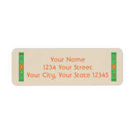 Etiqueta de dirección suroeste