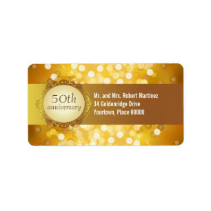 Etiqueta de discurso del 50 aniversario de Bokeh d