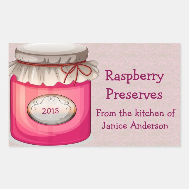 Etiqueta de diseño de barra roja (Anverso)