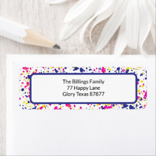 Etiqueta de diseño de Confetti Fun Sprinkles 2