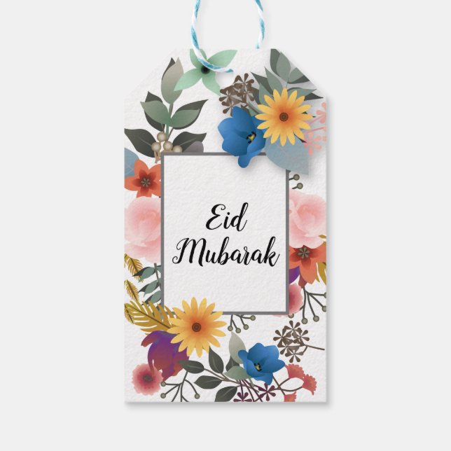 ETIQUETA DE DISEÑO FLORAL PERSONALIZABLE (Reverso)