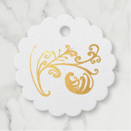 Etiqueta de Doodle de Foliage