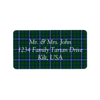 Etiqueta de Douglas Tartan