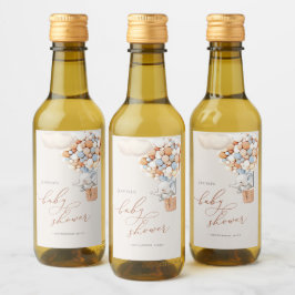 Etiqueta de elefante de globo Baby Shower Mini Win