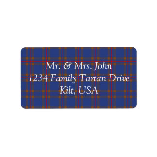 Etiqueta de Elliot Tartan