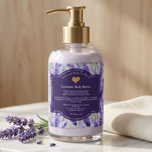 Etiqueta de embalaje de jabón y cosméticos de lava