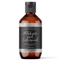 Etiqueta de empaque de cosméticos o jabón - negro