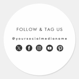 Etiqueta de empaquetado de nombres personalizados 
