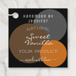 Etiqueta de empaquetado de productos Círculos de c