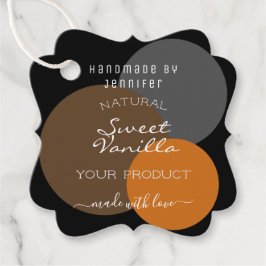 Etiqueta de empaquetado de productos Círculos de c