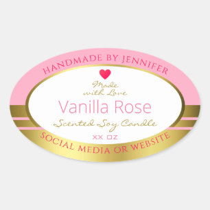 Etiqueta de empaquetado de productos de oro rosa T