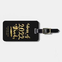 Etiqueta de encargo del equipaje de la fecha del