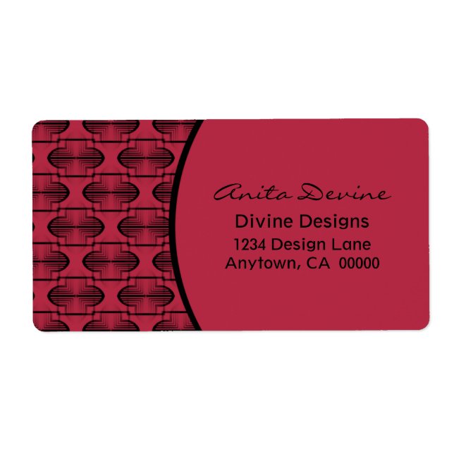 Etiqueta de envío de Arcos Antiguos (Frente)