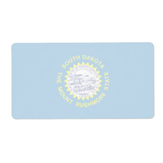 Etiqueta de envío de bandera de desvanecimiento de