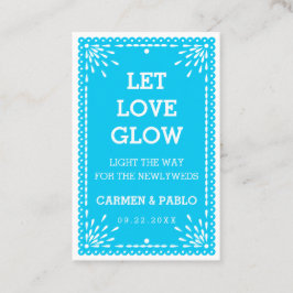 Etiqueta de envío de Boda mexicano colorido de Pap