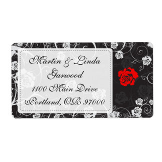 Etiqueta de envío de la oscuridad (luz)