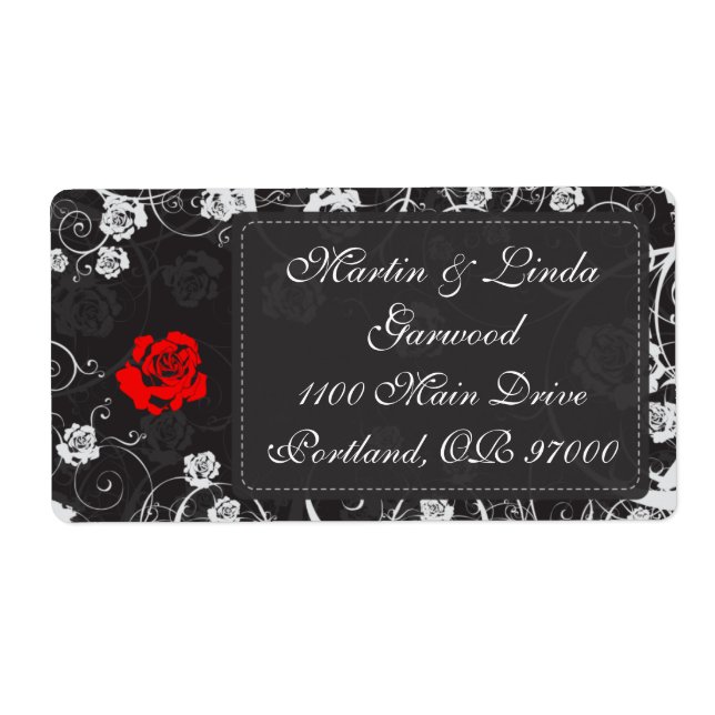 Etiqueta de envío de la oscuridad v2 (Frente)