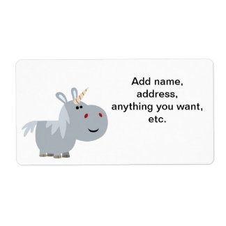 Etiqueta de envío de unicornio, Personalizado ines