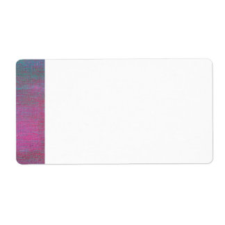 Etiqueta de envío pintada