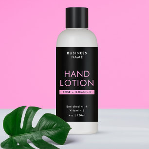 Etiqueta de envoltura de frasco cosmético OZ de co