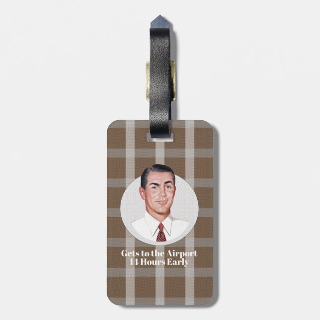 Etiqueta de equipaje (Atrás Vertical)