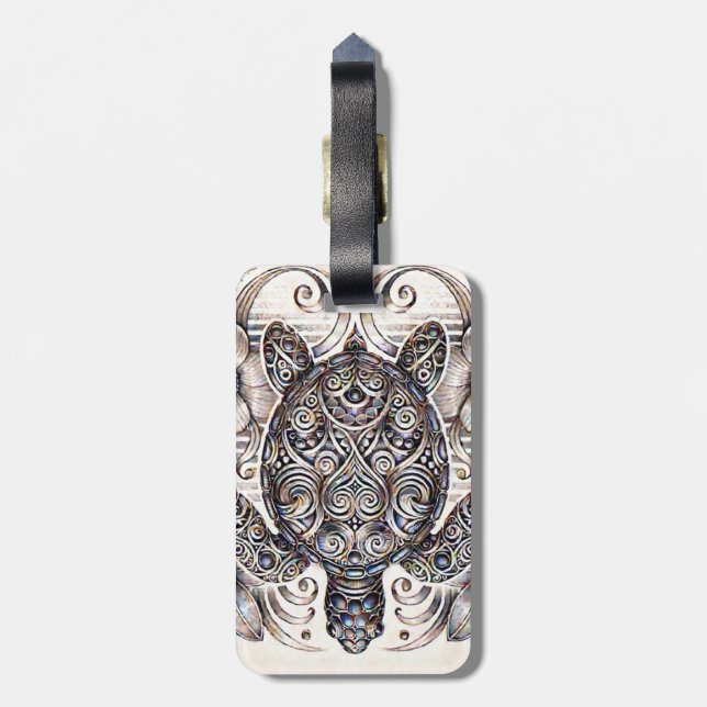 Etiqueta de equipaje (Atrás Vertical)