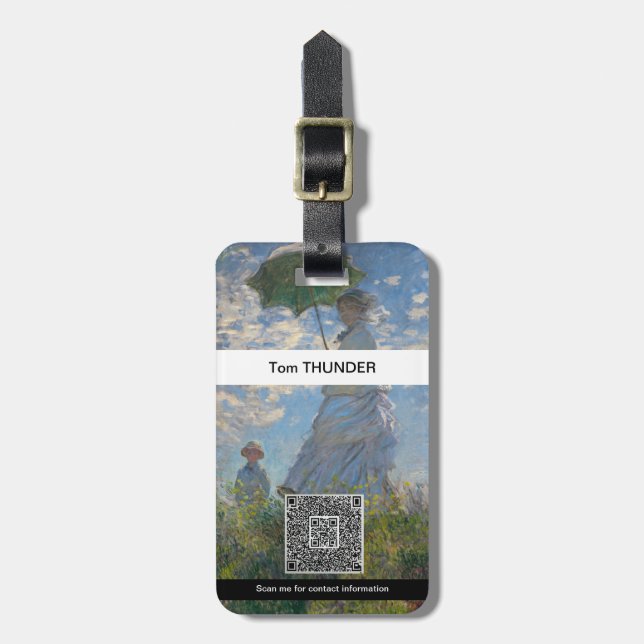 Etiqueta de equipaje (Frente Vertical)