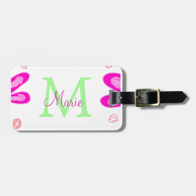 Etiqueta de equipaje (Frente Horizontal)