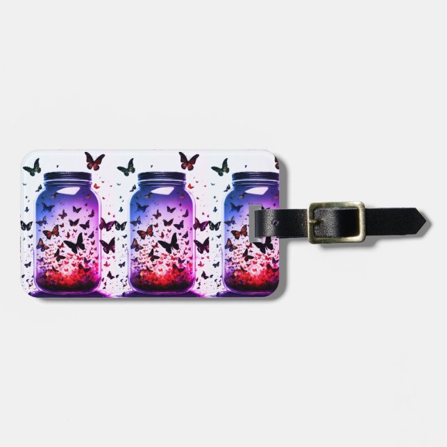 Etiqueta de equipaje acrílico (Frente Horizontal)