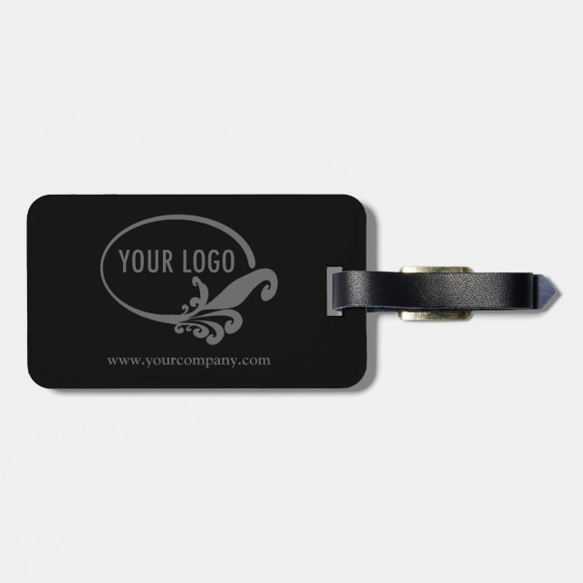 Etiqueta de equipaje acrílico personalizado con el (Atrás Horizontal)