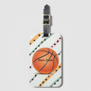 Etiqueta de equipaje acrílico "Slam Dunk"