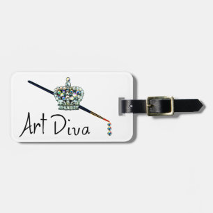 Etiqueta de equipaje "Art Diva"