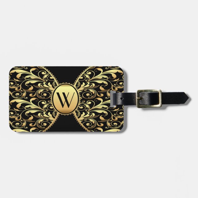 Etiqueta de equipaje - Bolsa, maletín, etiqueta de (Frente Horizontal)