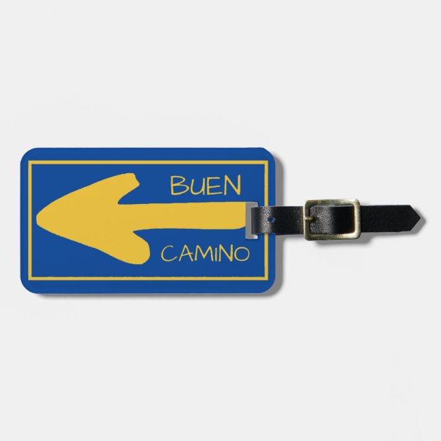 Etiqueta de equipaje Camino de Santiago (Frente Horizontal)