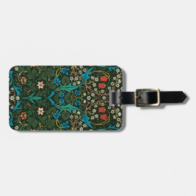 ETIQUETA DE EQUIPAJE CON DISEÑO "TULIPS" DE WILLIA (Frente Horizontal)