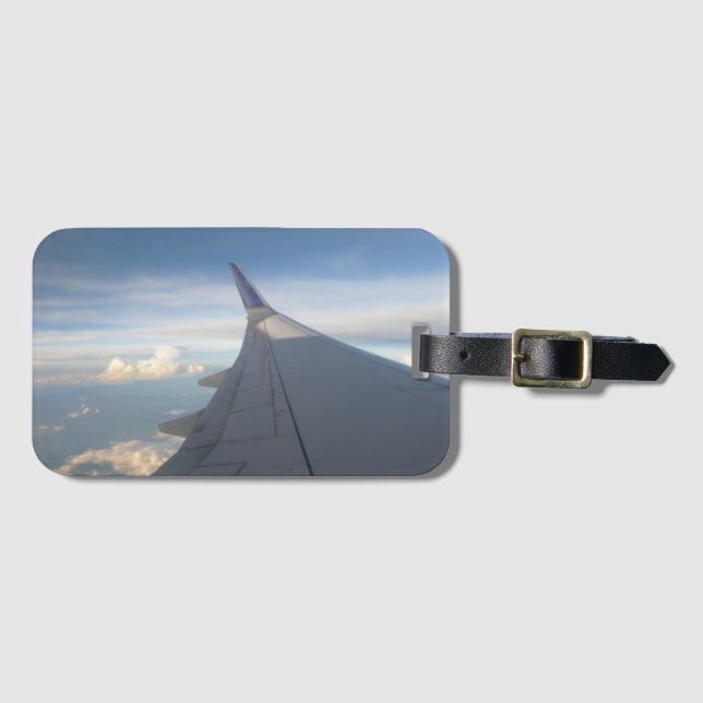 Etiqueta de equipaje de ala de aire (Anverso horizontal)