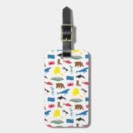 Etiqueta de equipaje de Alaska