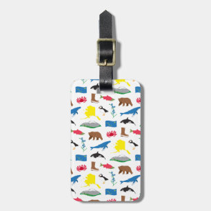 Etiqueta de equipaje de Alaska