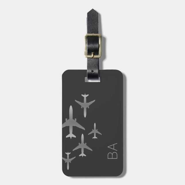 Etiqueta de equipaje de aviación personalizada (Frente Vertical)