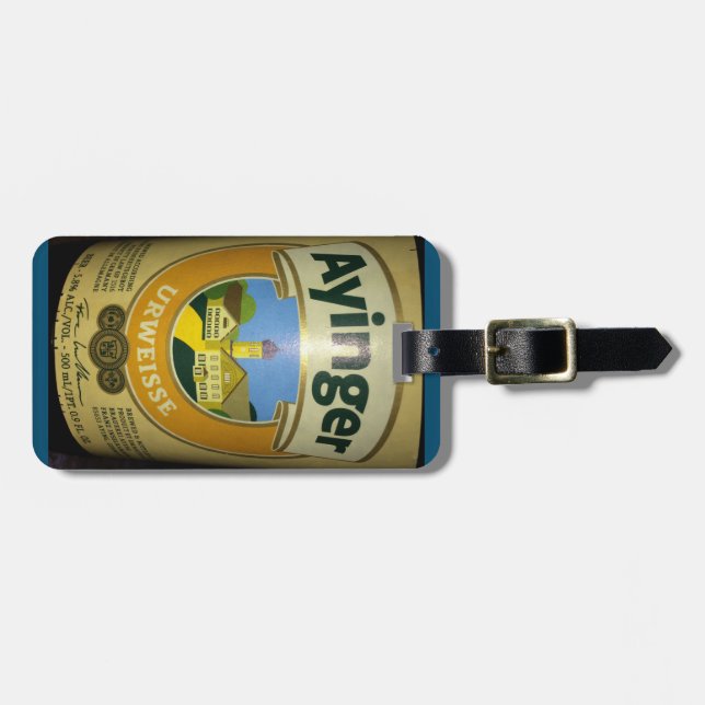 Etiqueta de equipaje de Ayinger Beer (Frente Horizontal)