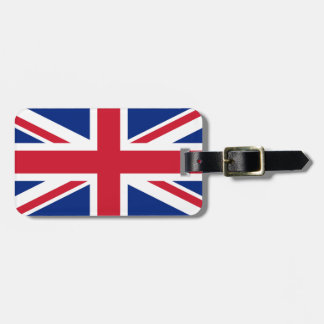 Etiqueta de equipaje de bandera británica